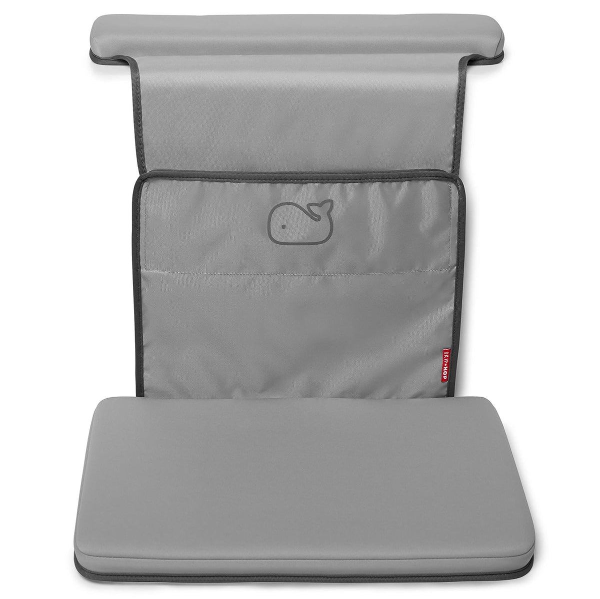 Baby Bath All-in-One Elbow Saver and Kneeler, Moby, Grey