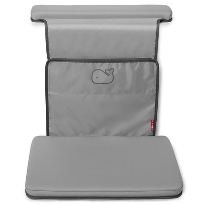 Baby Bath All-in-One Elbow Saver and Kneeler, Moby, Grey