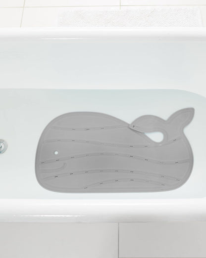 Baby Bath All-in-One Elbow Saver and Kneeler, Moby, Grey