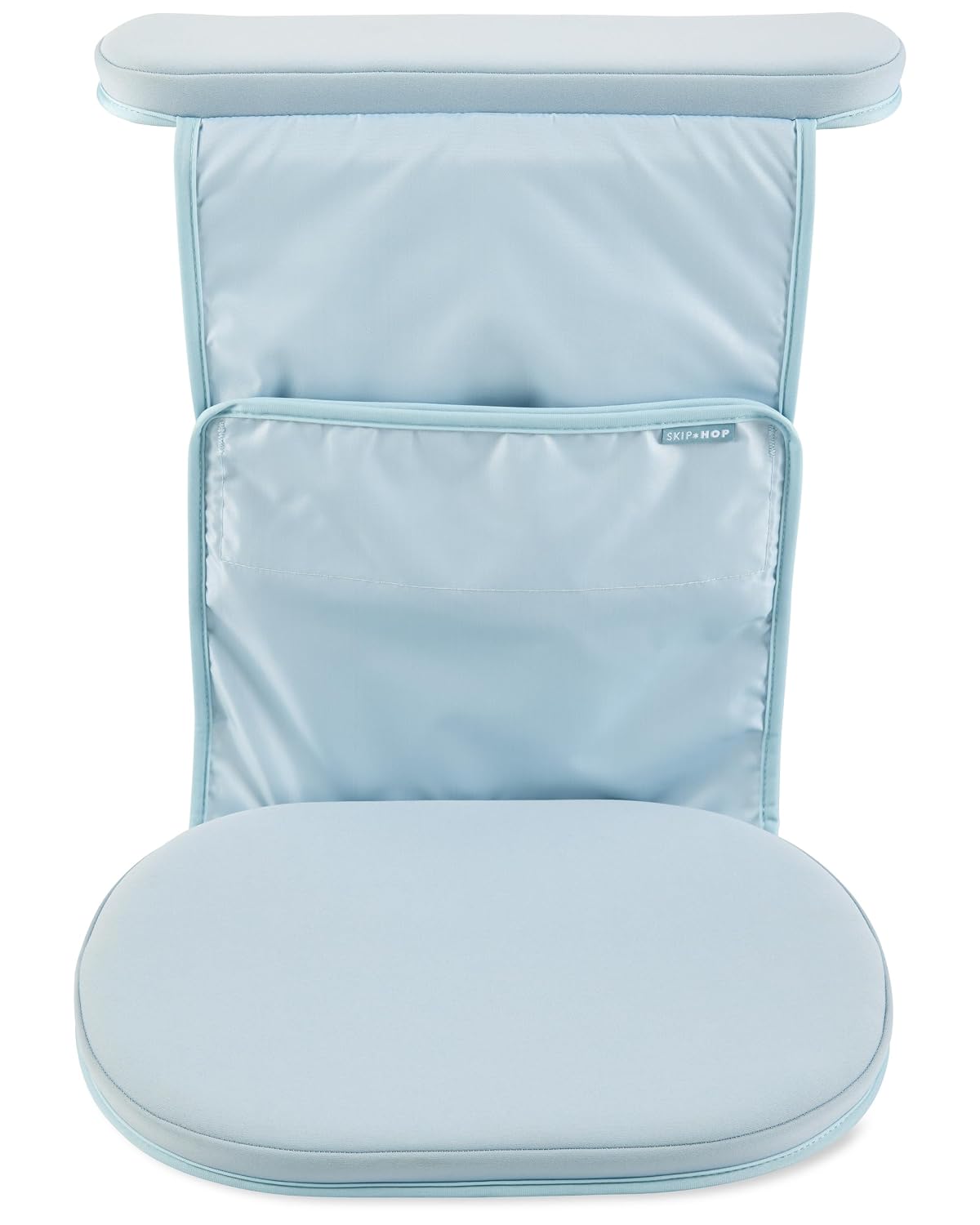 Baby Bath All-in-One Elbow Saver and Kneeler, Moby, Grey