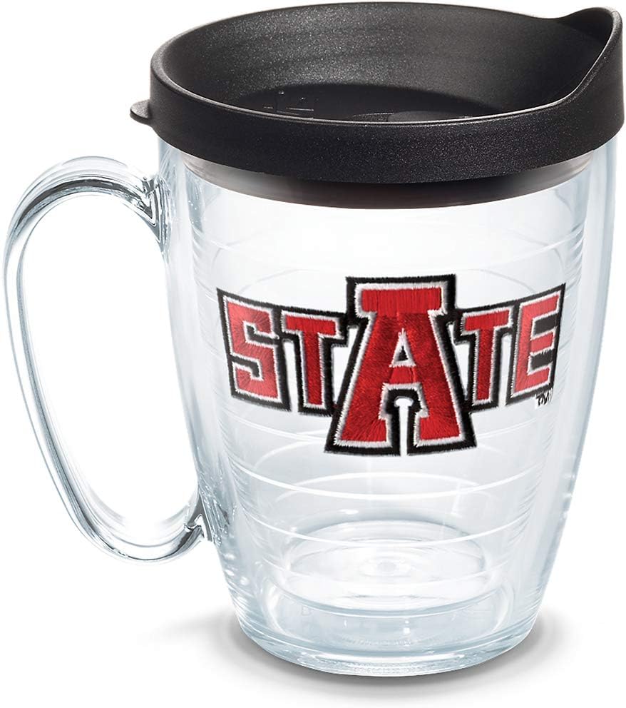Tervis Made in USA Double Walled University of Alabama Crimson Tide Insulated Tumbler Cup Keeps Drinks Cold & Hot, 16oz Mug, Emblem - Colors B