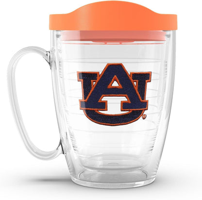 Tervis Made in USA Double Walled University of Alabama Crimson Tide Insulated Tumbler Cup Keeps Drinks Cold & Hot, 16oz Mug, Emblem - Colors B