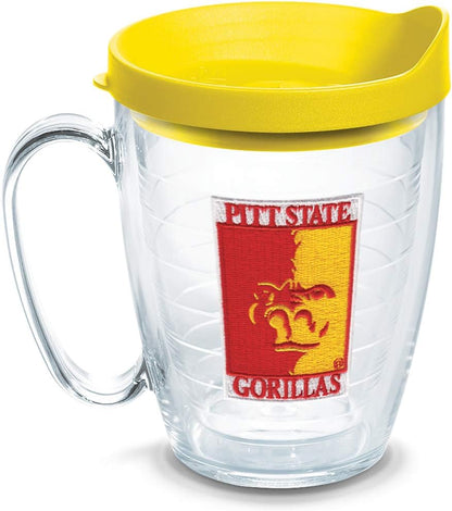 Tervis Made in USA Double Walled University of Alabama Crimson Tide Insulated Tumbler Cup Keeps Drinks Cold & Hot, 16oz Mug, Emblem - Colors B