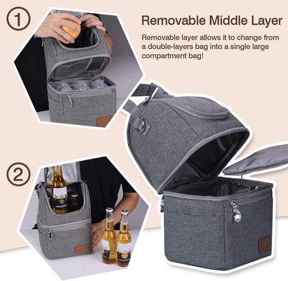 Insulated Baby Bottle Bag, Breastmilk Cooler, Multi-Use