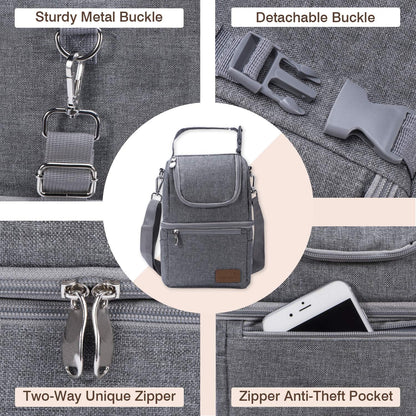 Insulated Baby Bottle Bag, Breastmilk Cooler, Multi-Use