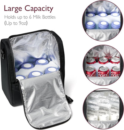 Insulated Baby Bottle Bag, Breastmilk Cooler, Multi-Use