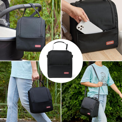 Insulated Baby Bottle Bag, Breastmilk Cooler, Multi-Use