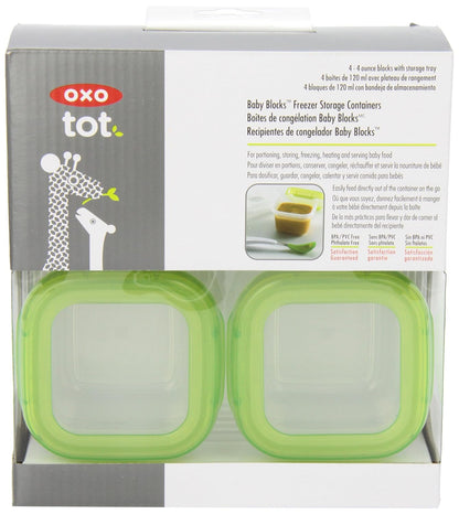 Baby Blocks Freezer Storage Containers 4oz- New Colors Available