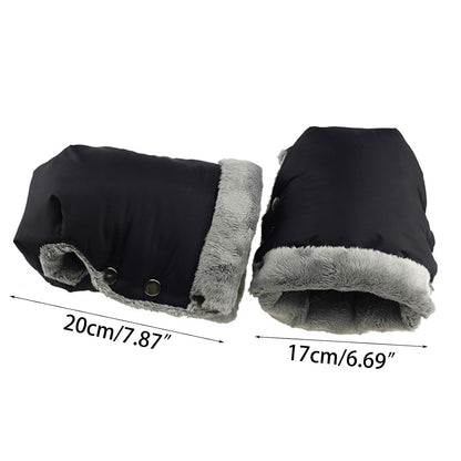 Mittens Windproof Handmuffs Pram Hand Muff Pushchair Hand Warmer Gloves for Cold Weather Splashproof Warmer for Pram