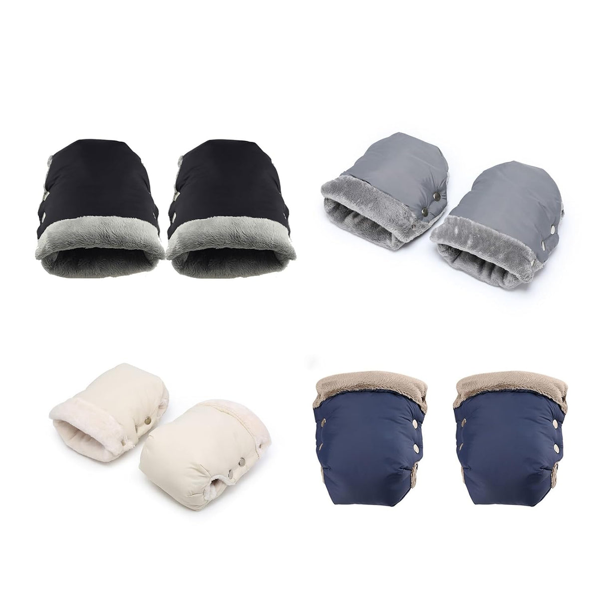 Mittens Windproof Handmuffs Pram Hand Muff Pushchair Hand Warmer Gloves for Cold Weather Splashproof Warmer for Pram