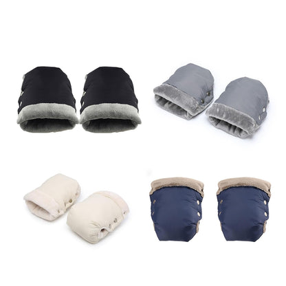 Mittens Windproof Handmuffs Pram Hand Muff Pushchair Hand Warmer Gloves for Cold Weather Splashproof Warmer for Pram