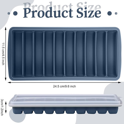 2 Pcs Breastmilk Freezer Storage Baby Food Milk Freezer Trays, Blue