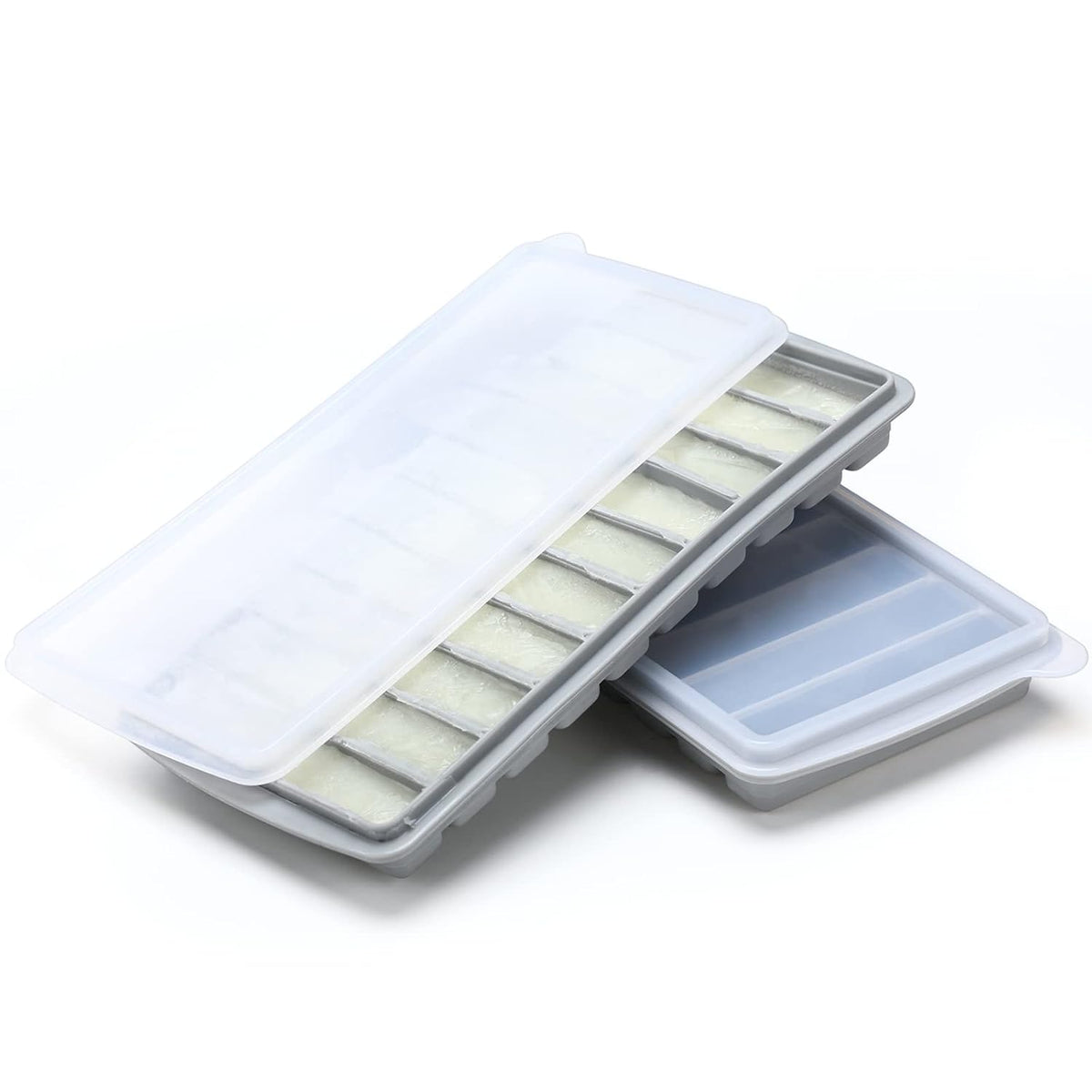 2 Pcs Breastmilk Freezer Storage Baby Food Milk Freezer Trays, Blue