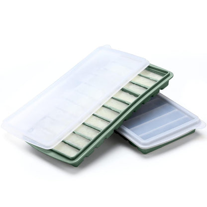2 Pcs Breastmilk Freezer Storage Baby Food Milk Freezer Trays, Blue