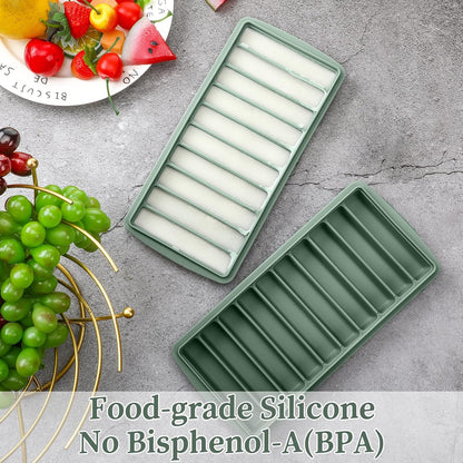2 Pcs Breastmilk Freezer Storage Baby Food Milk Freezer Trays, Blue