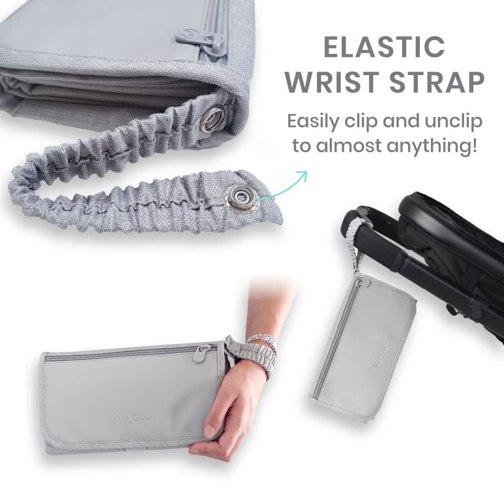 Portable Diaper Changing Pad & Travel Bag - Foldable Baby Changing Mat with Outer Storage & Wipeable Surface, Compact Travel Diaper Station & Baby Gift for On-The-Go Parents