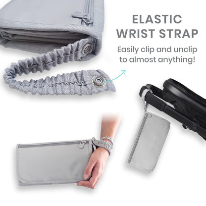 Portable Diaper Changing Pad & Travel Bag - Foldable Baby Changing Mat with Outer Storage & Wipeable Surface, Compact Travel Diaper Station & Baby Gift for On-The-Go Parents