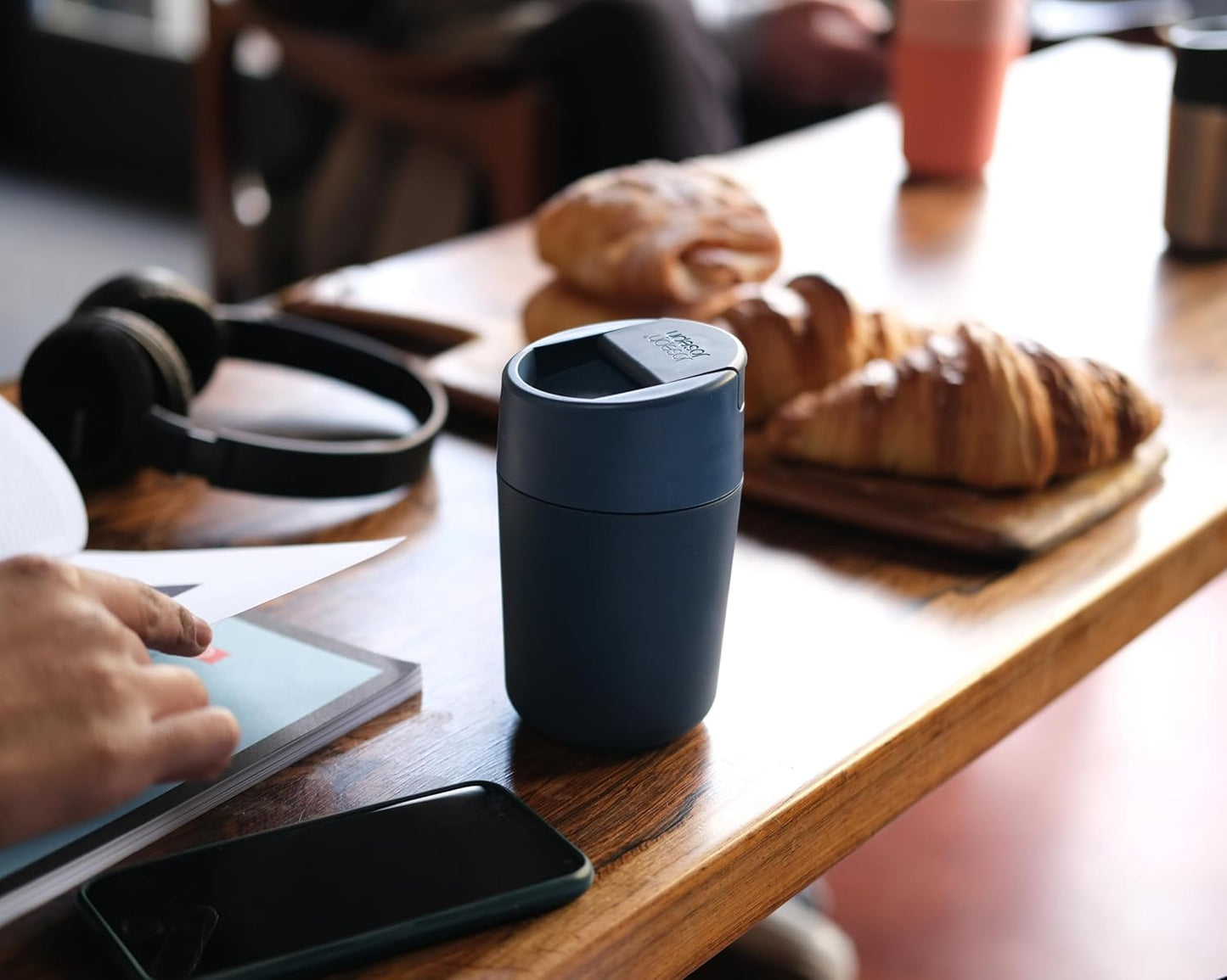 Sipp™ Travel Coffee Mug with Flip-top Cap - 12 fl. oz - Green