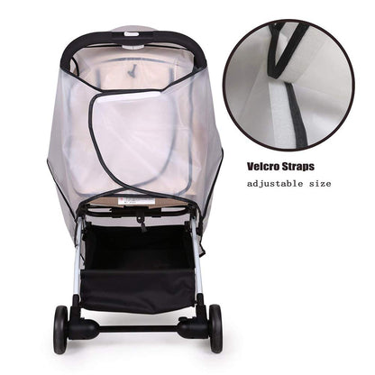 XIONGQI Universal Waterproof EVA Stroller Protection , Transparent Rain Cover for Pushchair