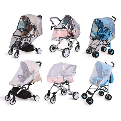 XIONGQI Universal Waterproof EVA Stroller Protection , Transparent Rain Cover for Pushchair