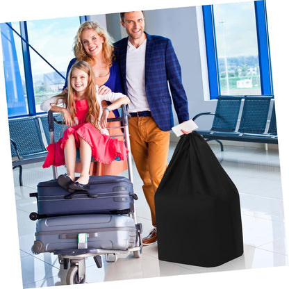 Stroller Travel Bag for Airplane Gate Check, Nylon Storage Pouch Black