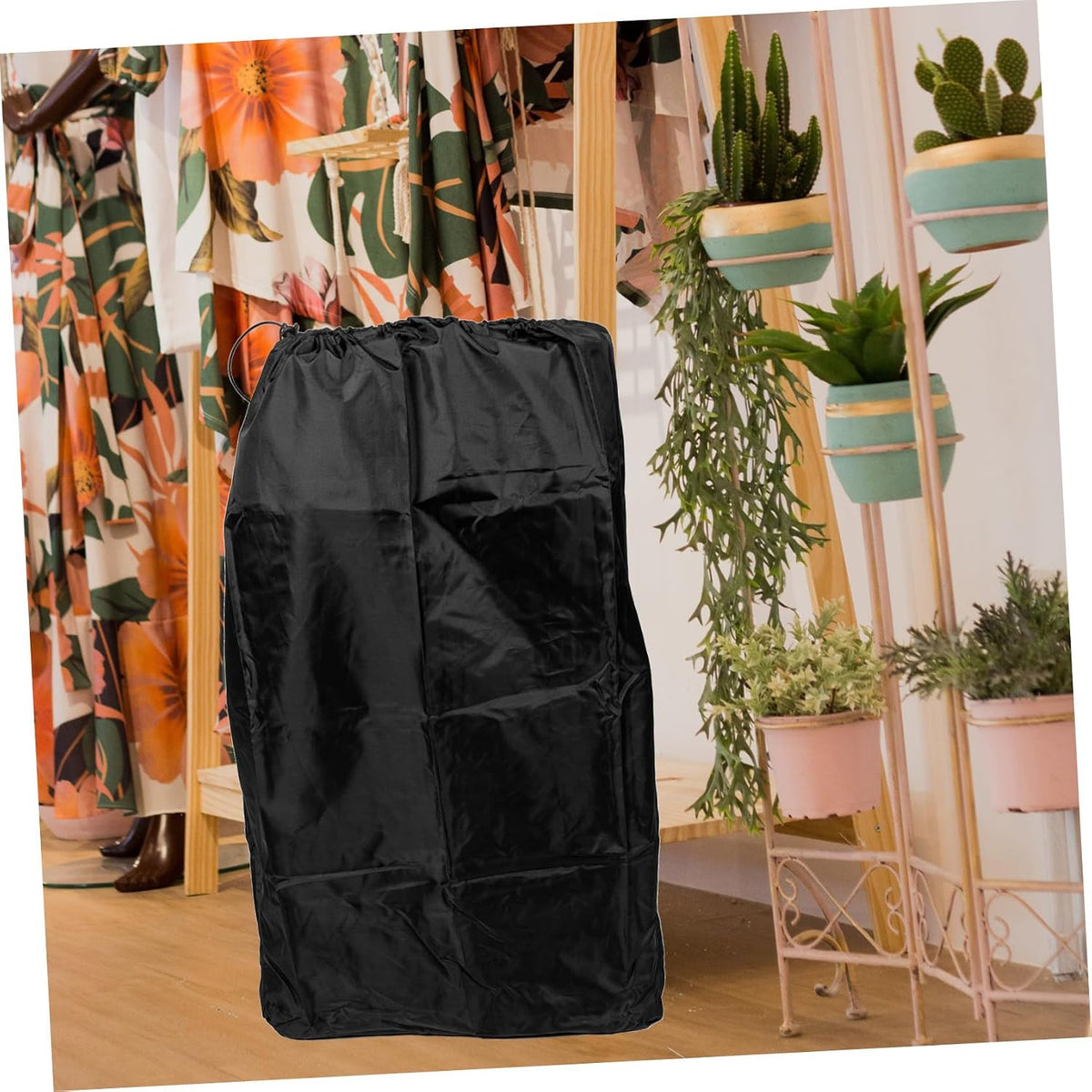 Stroller Travel Bag for Airplane Gate Check, Nylon Storage Pouch Black