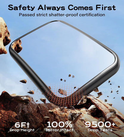 Baby Car Mirror for Rear Facing Car Seat, Patented Stable Hook Clip