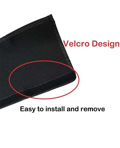 Universal Stroller Handle Sleeve Cover, Replacement Baby Stroller Handle Pads, Handle Sleeve Cover for Baby Stroller Pushchair, Pushchair Armrest Handle Protector Cover,18.9inch*6.3inch (Black)