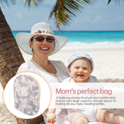 Insulated Bottle Bag for Travel and Daycare with Oxford Cloth