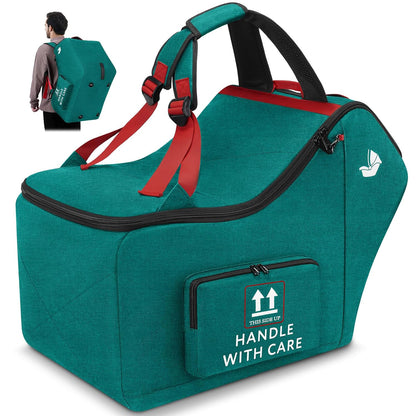 Infant Car Seat Travel Bag for Airplane Padded Car Seat Backpack