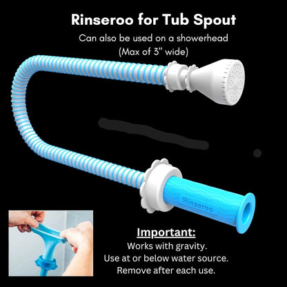 Bundle: No-Install Tub Faucet Sprayer & Scented Hair Catchers - Ultimate Bath & Shower Kit for Home, Pets, and Baby Care