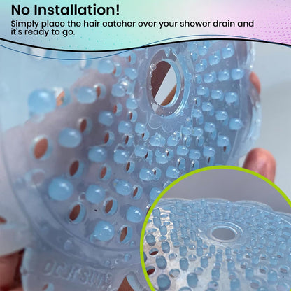 Bundle: No-Install Tub Faucet Sprayer & Scented Hair Catchers - Ultimate Bath & Shower Kit for Home, Pets, and Baby Care