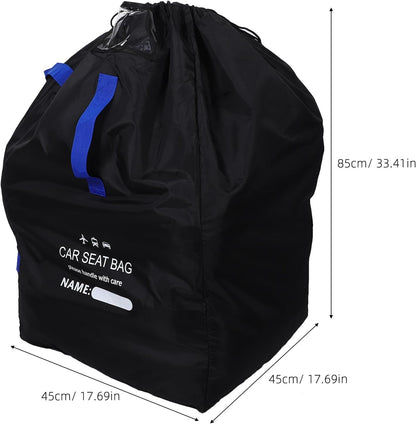 Car Seat Travel Bag for Airplane and Outdoor Travel, Waterproof Oxford Cloth Material with Adjustable Backpack Straps, Portable Protection from Bumps, Scratch, and Moisture for Car