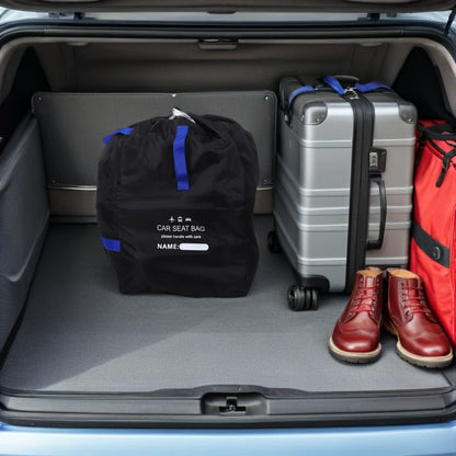Car Seat Travel Bag for Airplane and Outdoor Travel, Waterproof Oxford Cloth Material with Adjustable Backpack Straps, Portable Protection from Bumps, Scratch, and Moisture for Car