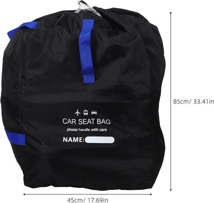 Car Seat Travel Bag for Airplane and Outdoor Travel, Waterproof Oxford Cloth Material with Adjustable Backpack Straps, Portable Protection from Bumps, Scratch, and Moisture for Car
