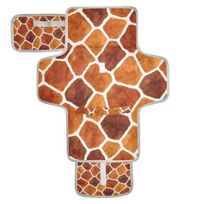 Giraffe Skin Pattern Portable Diaper Changing Pad Baby Gear