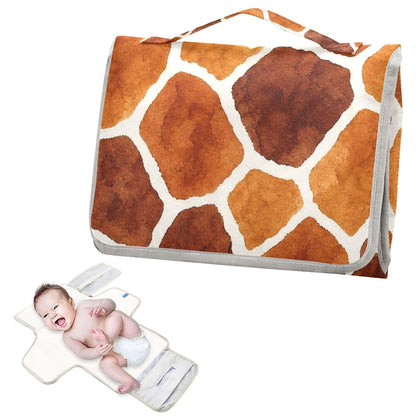 Giraffe Skin Pattern Portable Diaper Changing Pad Baby Gear