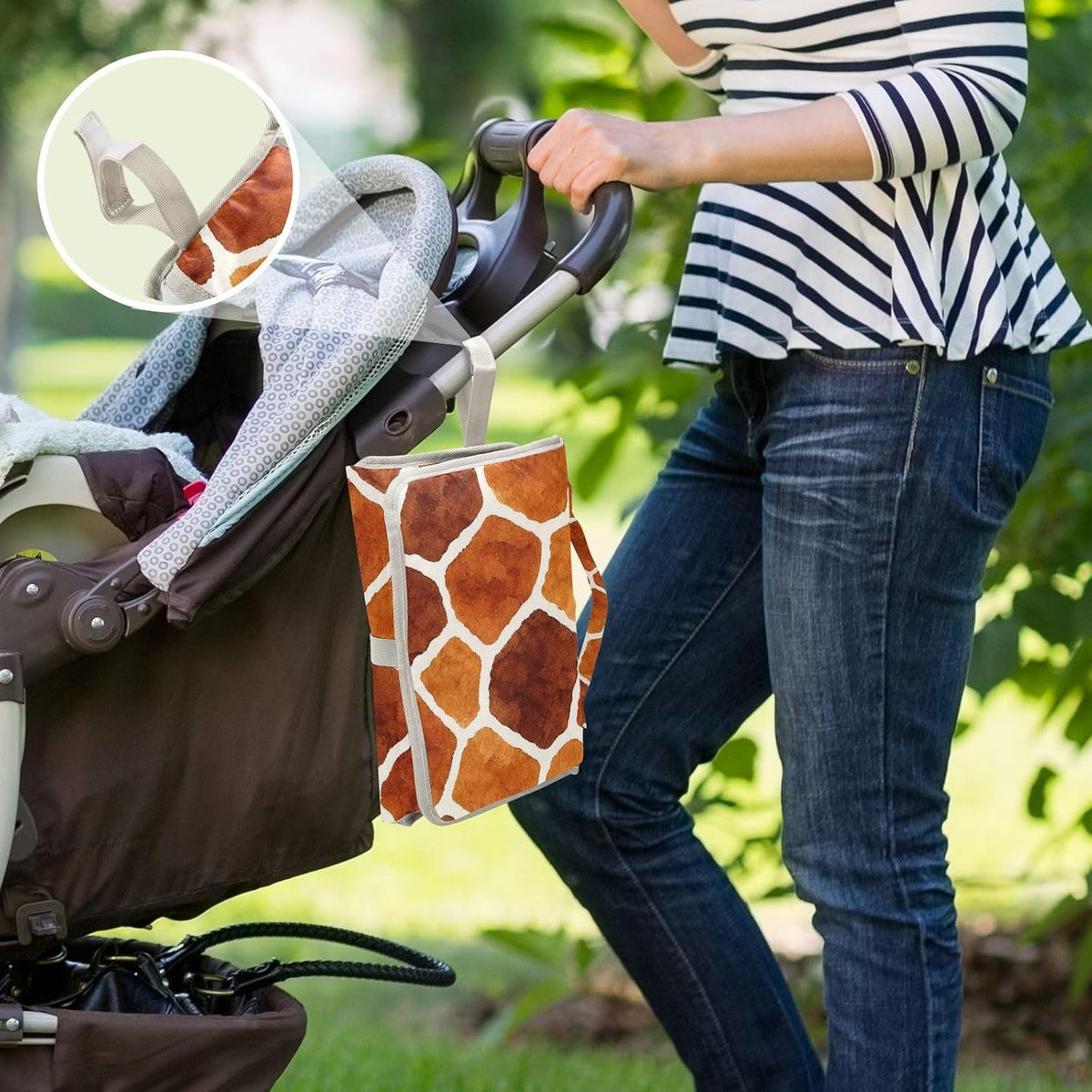 Giraffe Skin Pattern Portable Diaper Changing Pad Baby Gear