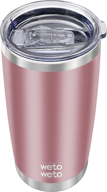 20oz Tumbler, Stainless Steel Vacuum Insulated Coffee Travel Mug, Double Wall Powder Coated Insulated Coffee Mug Travel Mug with Lid Thermal Cup for Outdoor (Navy Blue, 1 Pack)