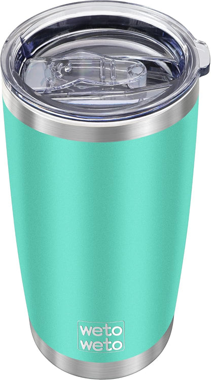 20oz Tumbler, Stainless Steel Vacuum Insulated Coffee Travel Mug, Double Wall Powder Coated Insulated Coffee Mug Travel Mug with Lid Thermal Cup for Outdoor (Navy Blue, 1 Pack)