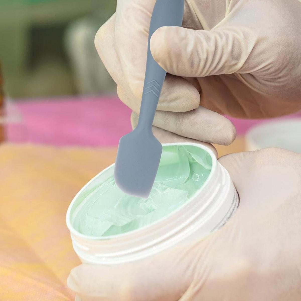 Diaper Cream Spatula – Soft Silicone Applicator, Bottom Brush, Nappy Rash Cream Tool, Easy Hygienic Safe | Butt Paste, Ideal For Diaper Changing Bath Care Home Travel Use