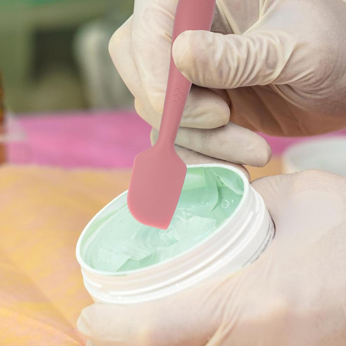 Diaper Cream Spatula – Soft Silicone Applicator, Bottom Brush, Nappy Rash Cream Tool, Easy Hygienic Safe | Butt Paste, Ideal For Diaper Changing Bath Care Home Travel Use