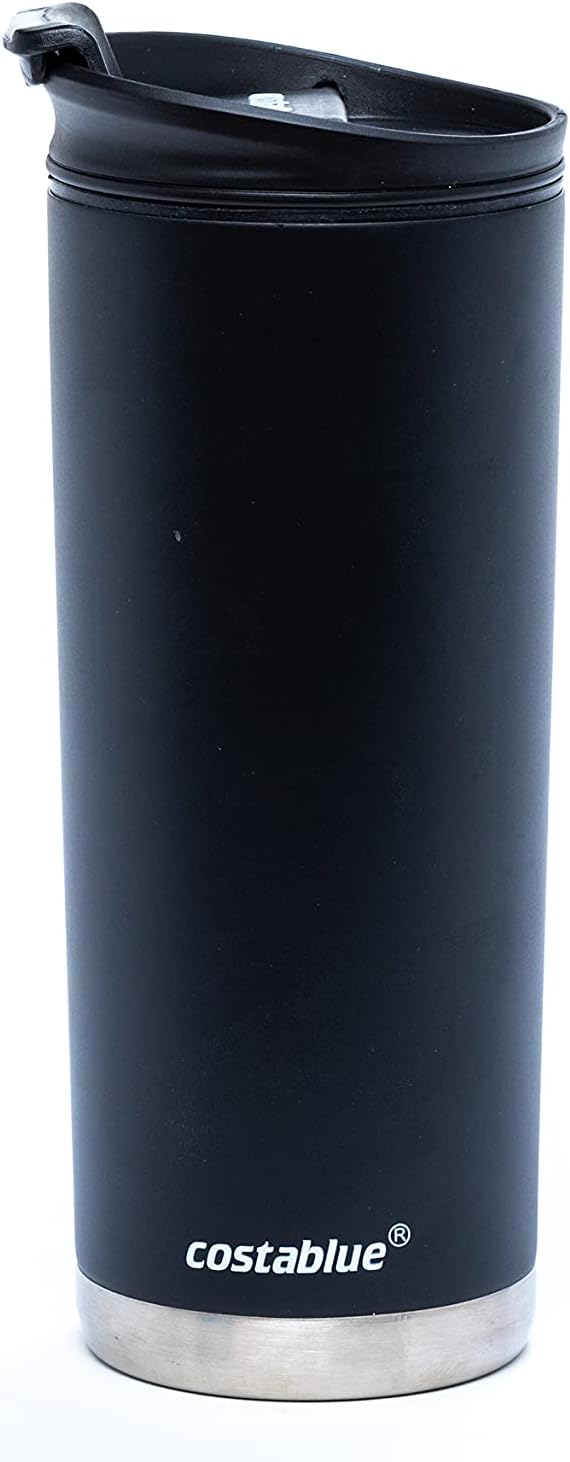 Travel Coffee Mug - 16 Oz. Stainless Steel Insulated Coffee Mug, Leak Proof Tumbler w/Dishwasher Safe Lid, Double Wall Travel Coffee Cup, Reusable Insulated Tumbler for Hot & Cold Beverages…