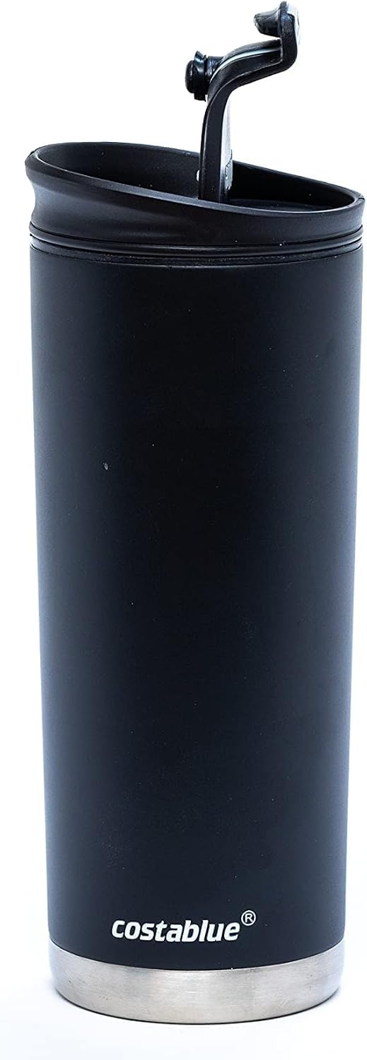 Travel Coffee Mug - 16 Oz. Stainless Steel Insulated Coffee Mug, Leak Proof Tumbler w/Dishwasher Safe Lid, Double Wall Travel Coffee Cup, Reusable Insulated Tumbler for Hot & Cold Beverages…