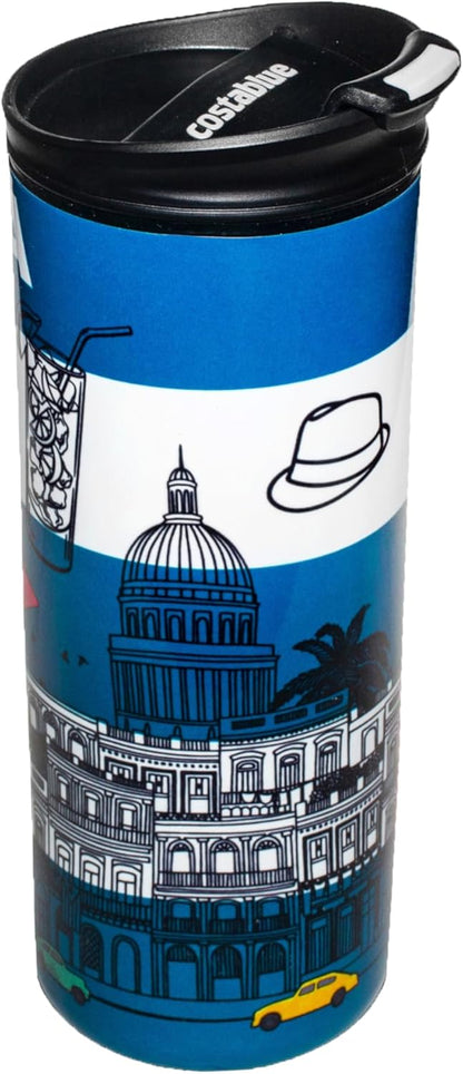 Travel Coffee Mug - 16 Oz. Stainless Steel Insulated Coffee Mug, Leak Proof Tumbler w/Dishwasher Safe Lid, Double Wall Travel Coffee Cup, Reusable Insulated Tumbler for Hot & Cold Beverages…