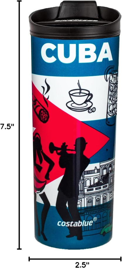 Travel Coffee Mug - 16 Oz. Stainless Steel Insulated Coffee Mug, Leak Proof Tumbler w/Dishwasher Safe Lid, Double Wall Travel Coffee Cup, Reusable Insulated Tumbler for Hot & Cold Beverages…