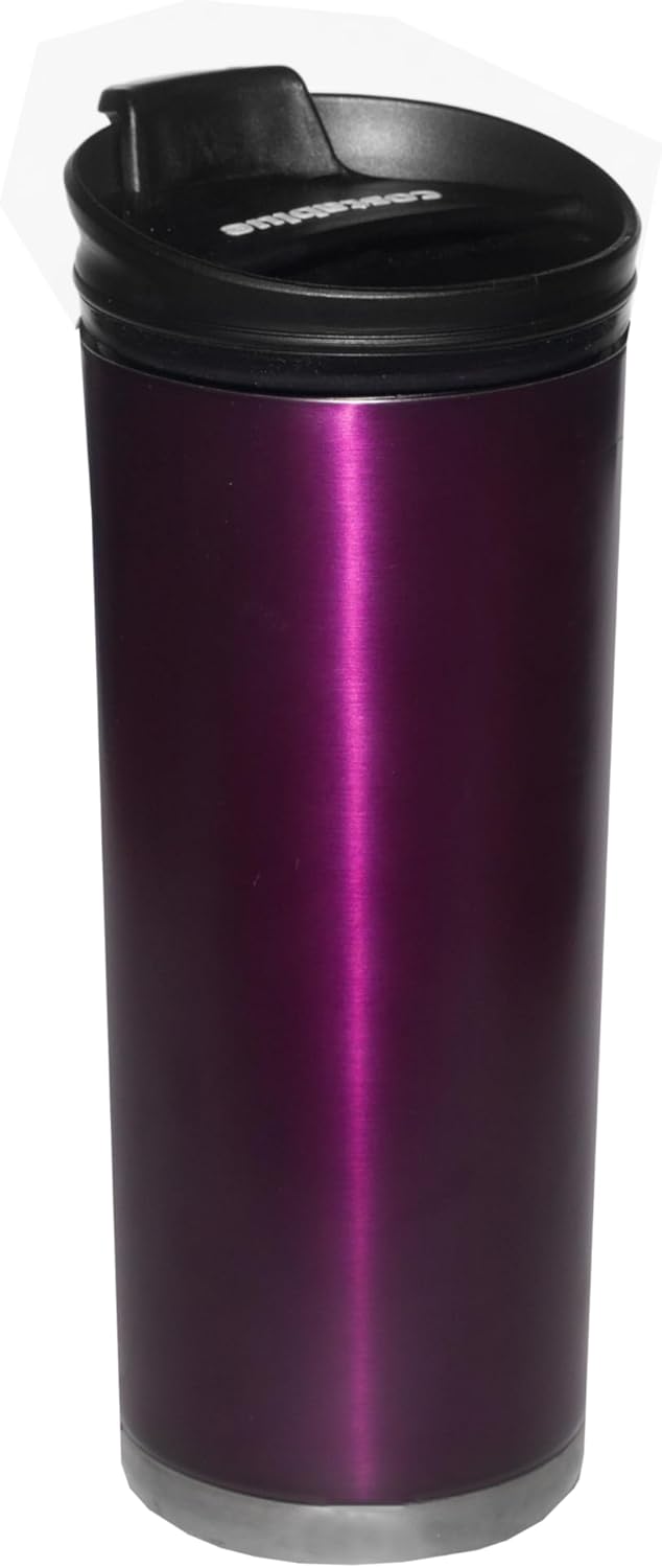 Travel Coffee Mug - 16 Oz. Stainless Steel Insulated Coffee Mug, Leak Proof Tumbler w/Dishwasher Safe Lid, Double Wall Travel Coffee Cup, Reusable Insulated Tumbler for Hot & Cold Beverages…