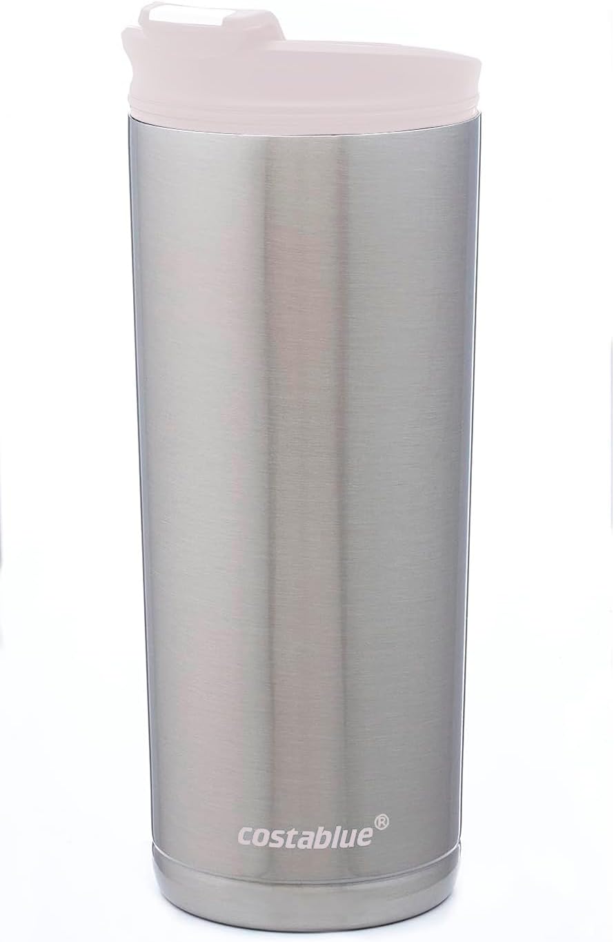 Travel Coffee Mug - 16 Oz. Stainless Steel Insulated Coffee Mug, Leak Proof Tumbler w/Dishwasher Safe Lid, Double Wall Travel Coffee Cup, Reusable Insulated Tumbler for Hot & Cold Beverages…