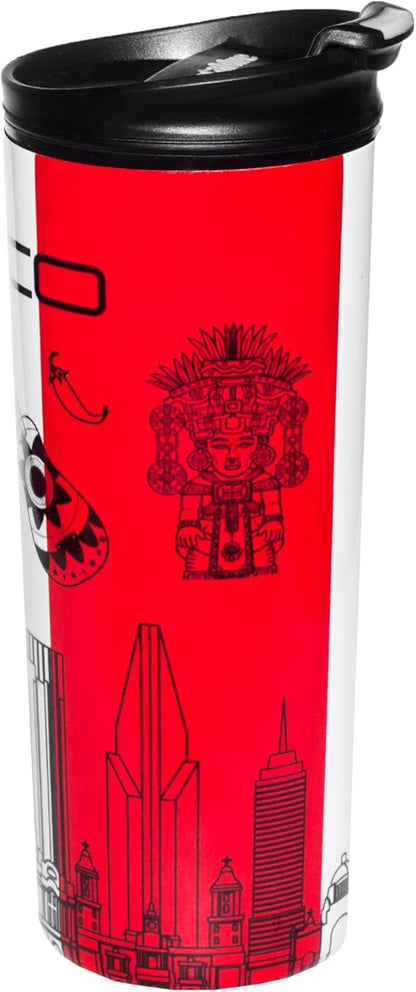 Travel Coffee Mug - 16 Oz. Stainless Steel Insulated Coffee Mug, Leak Proof Tumbler w/Dishwasher Safe Lid, Double Wall Travel Coffee Cup, Reusable Insulated Tumbler for Hot & Cold Beverages…