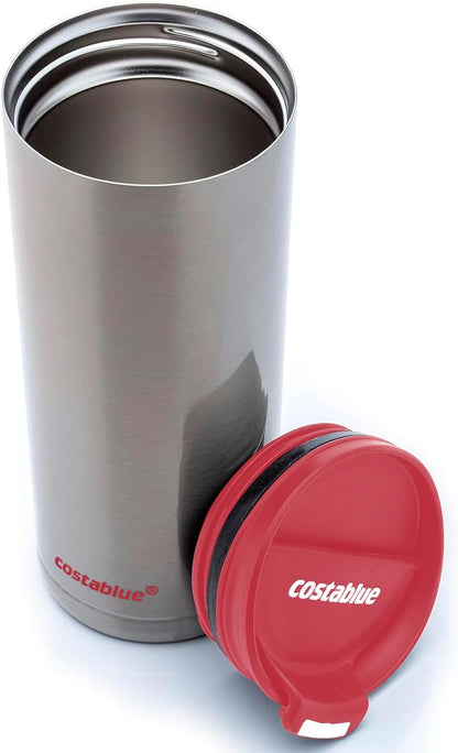 Travel Coffee Mug - 16 Oz. Stainless Steel Insulated Coffee Mug, Leak Proof Tumbler w/Dishwasher Safe Lid, Double Wall Travel Coffee Cup, Reusable Insulated Tumbler for Hot & Cold Beverages…